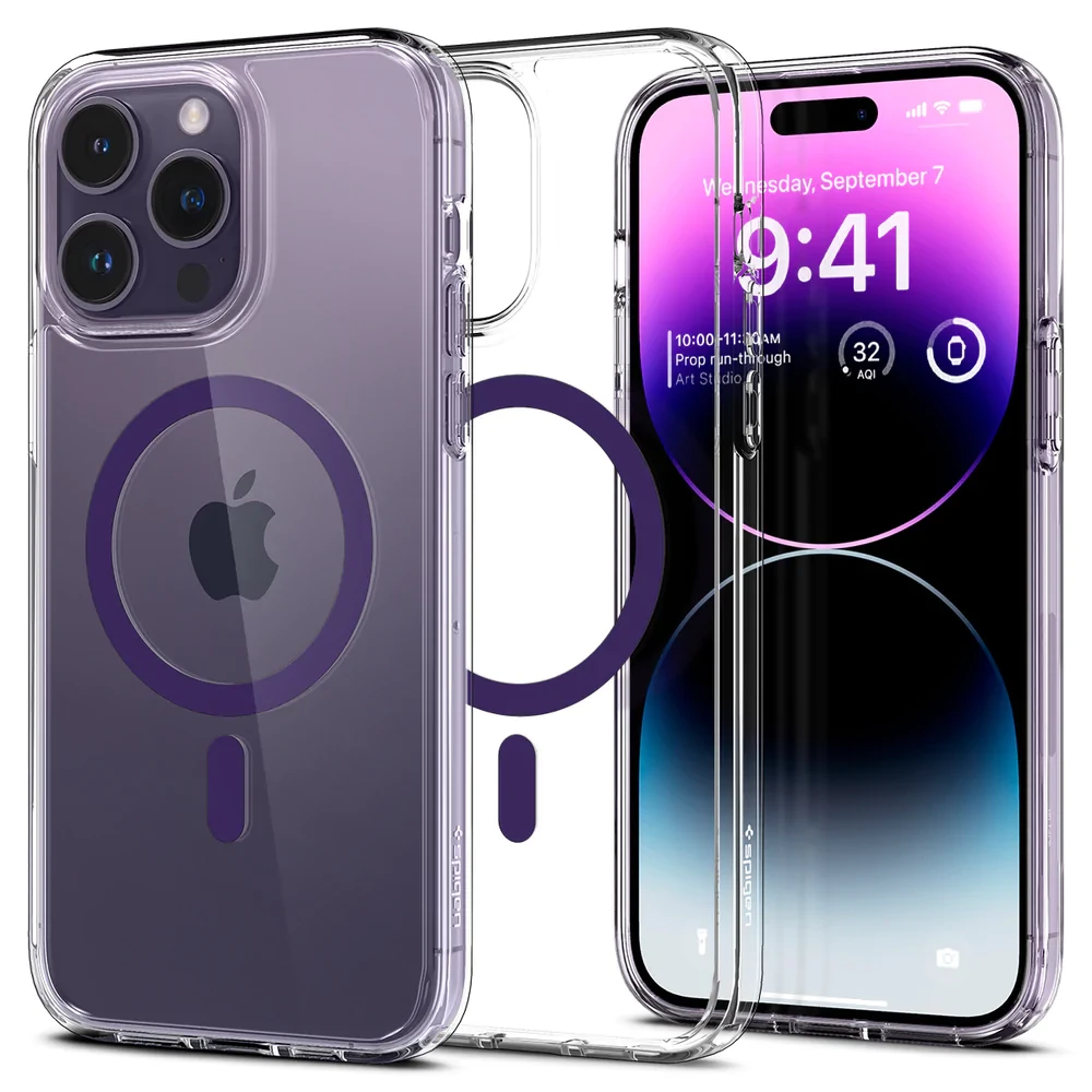 Чохол Spigen для iPhone 14 Pro — Ultra Hybrid MagSafe, Deep Purple (ACS05585), фото 1