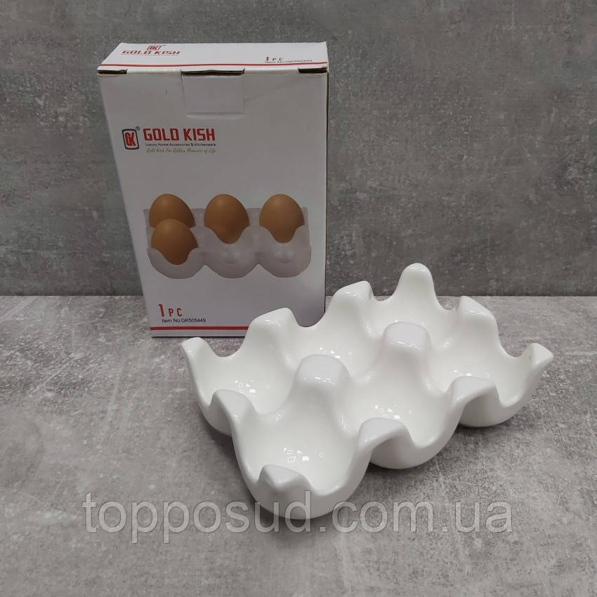 Підставка для яєць порцелянова на 6 шт S&T GK505449 - фото 1 - id-p1758979210