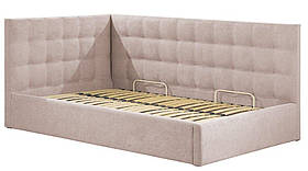 Ліжко з м'яким узголів'ям і бічній спинкою Честер ТМ Richman колір оббивка на вибір