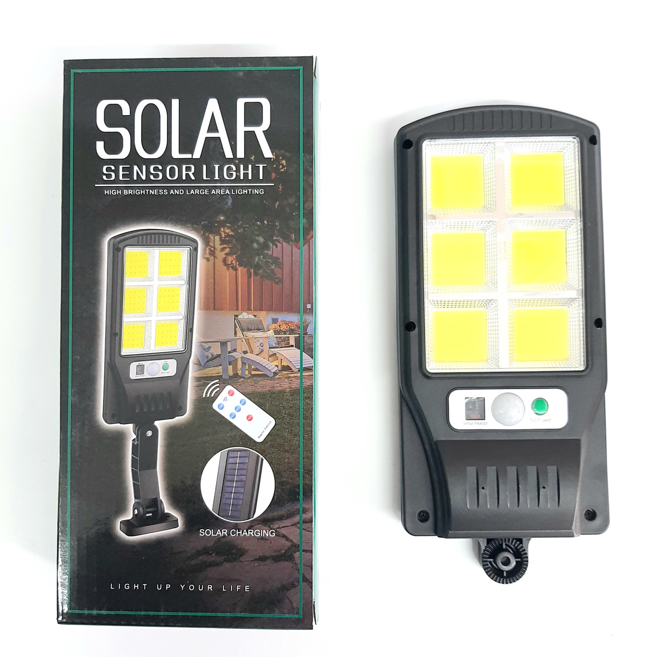 Вуличний ліхтар Solar Light на сонячній батареї з датчиком руху