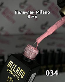 Гель лак MILANO 8 мл 034