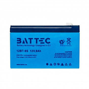 Акумулятор BATTEC свинець.-кисл. 12V 9Ah