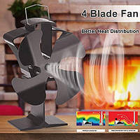 Вентилятор для печі з тепловим живленням TOMERSUN 4 лопатний