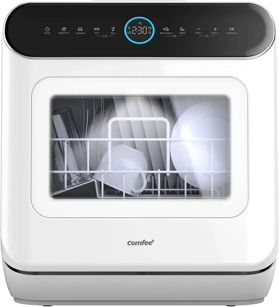 COMFEE' Mini Plus Посудомоечная Машина TD305-W Компактная Настольная ...