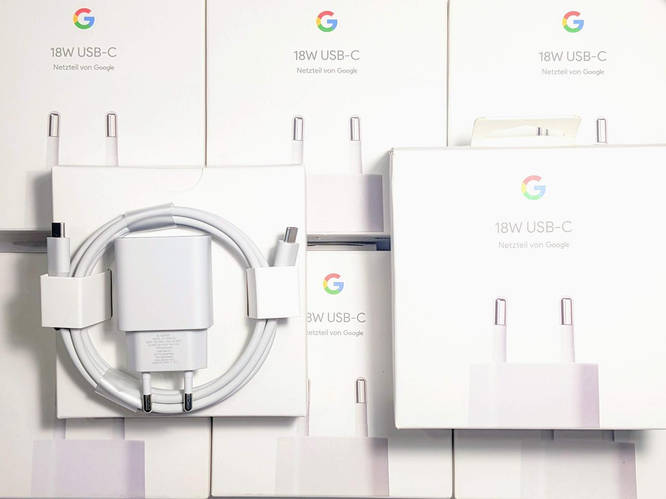 Оригинальная Быстрая зарядка для Google Pixel 18W USB type-C (Кабель 1 ...