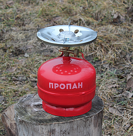 Газовий балон 5л з пальником Пікнік.
