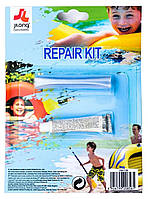 Комплект для ремонту надувних виробів Intex Jlong 29139, ремкомплект Клей та латки