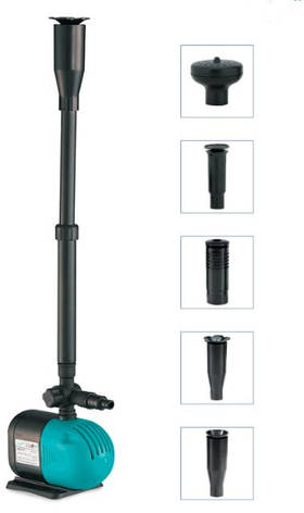 Насос фонтанний Leo XKF75P 75Вт Hmax 2,7 м Qmax 2650л/год (5 форсунок), фото 1