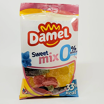 Жуйки Damel 90г без цукру Sweet mix солодкий мікс