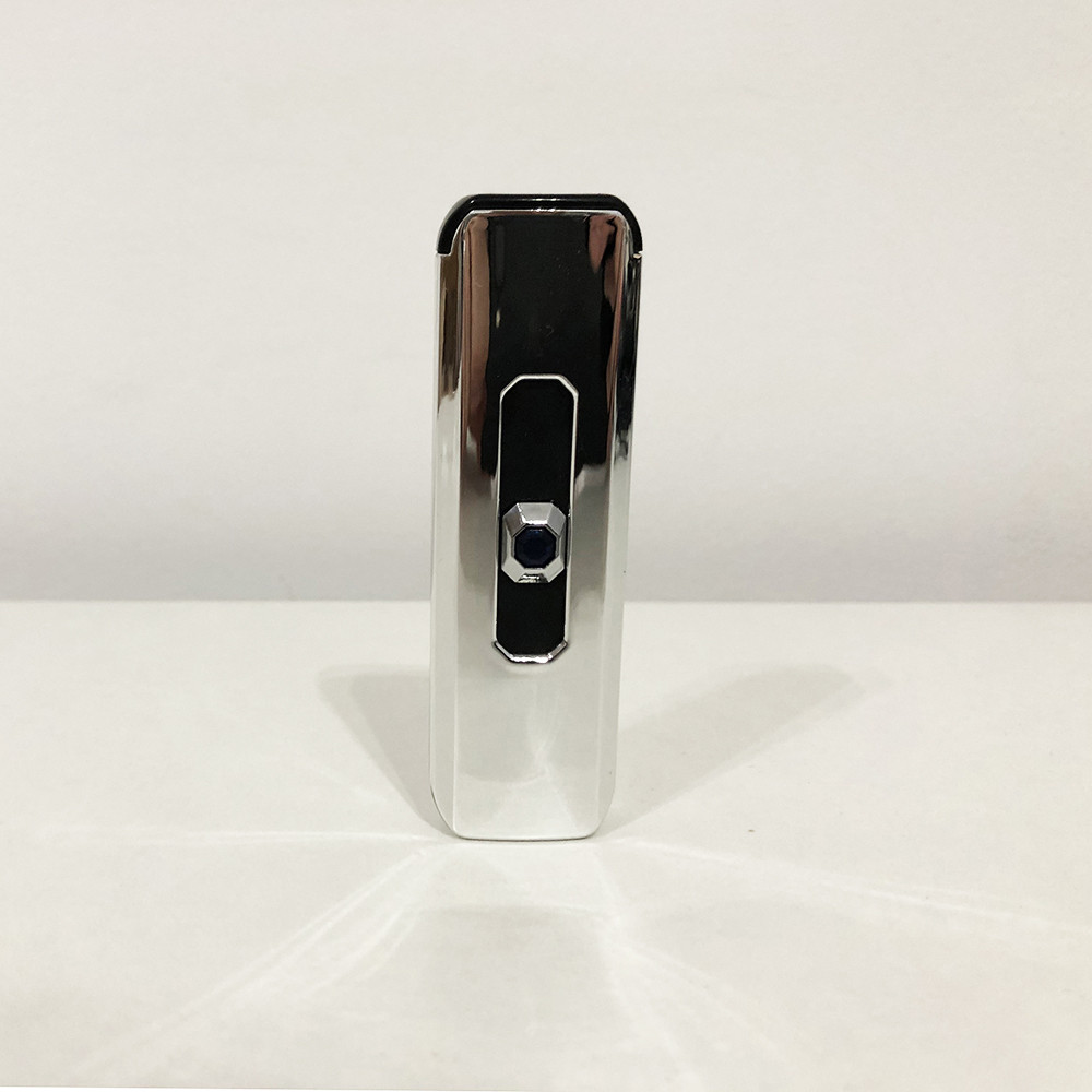 Вічна запальничка usb з акумулятором серебряная, Електронна сенсорна запальничка, QS-223 Usb запальнички