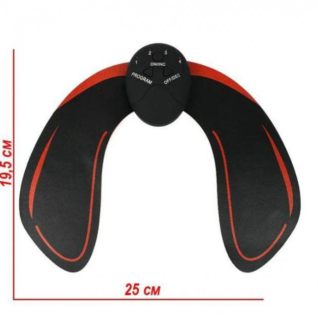 Міостимулятор тренажер для сідниць EMS Hips Trainer імпульсний масажер SI-75, фото 1