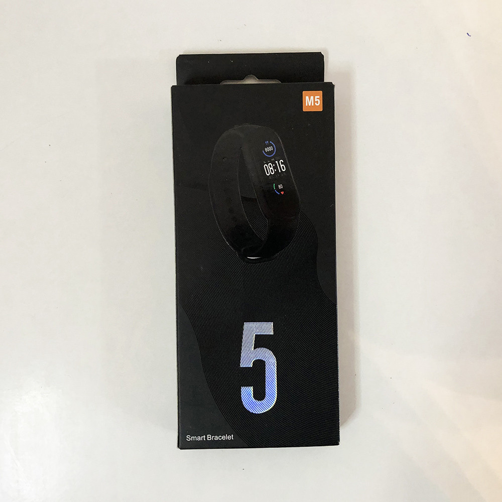 Фітнес браслет Smart Watch M5 Band Classic Black смарт годинник-трекер. QB-724 Колір синій, фото 1