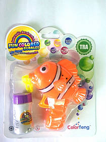 Пістолет-мильні бульбашки Рибка CF19302C кольоровий