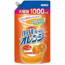 Mitsuei Herbal Fresh Orange Refill Extra Large  Гель для миття посуду, овочів, з апельсиновою олією, 1000 мл
