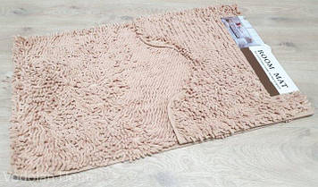 Килимки 90*60+60*40 см  для ванної кімнати світло-бежевий