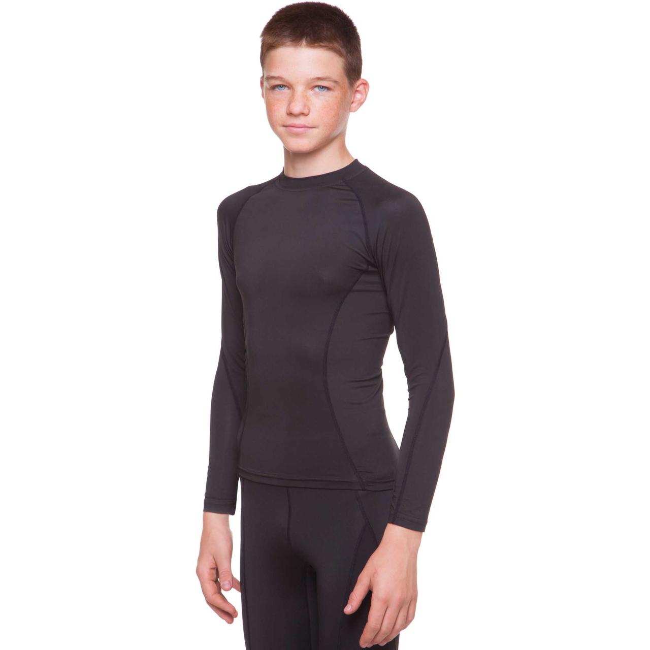 Підліткова компресійна футболка р. 26 LIDONG  LD -1001T чорна, фото 1