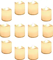 Пакет Yeahmart из 23 реалистичных и ярких светодиодных свечей, светодиодных чайных свечей на батарейках, СТОК