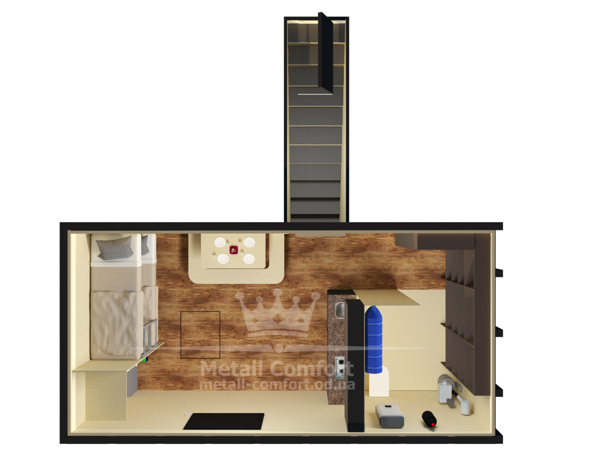 Бункерний комплекс Standard Bomb Shelter 10' x 20'