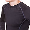 Підліткова компресійна футболка р. 26 LIDONG LD -1001T чорна з сірим, фото 3