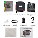 Лазерний далекомір 1000 метрів із кутом Artbull LX1000, фото 6