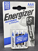 Батарейки Energizer Ultimate Lithium FR03 Micro