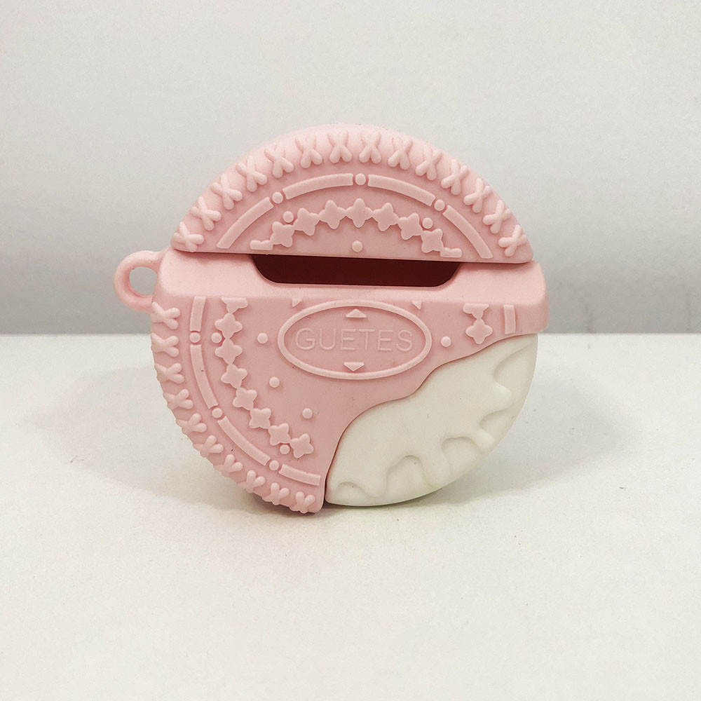 Чохол AirPods печиво. Колір рожевий RG-79, фото 1