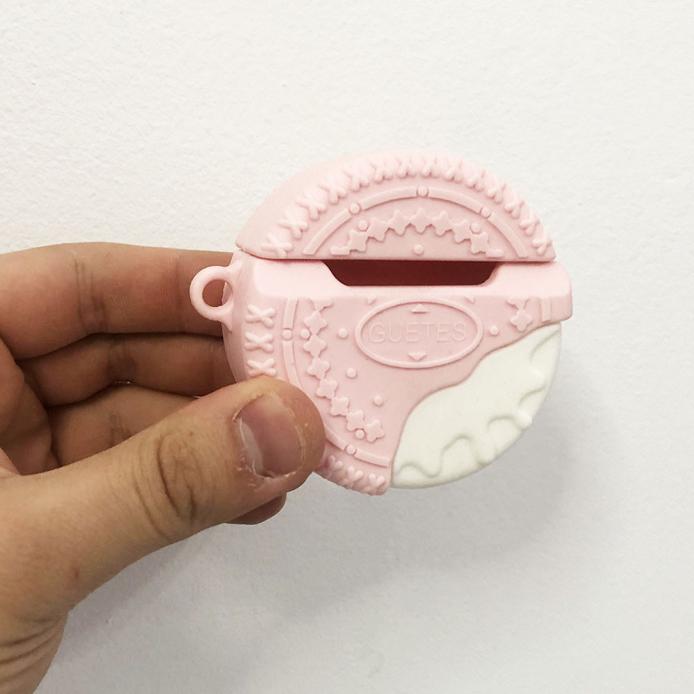 Чохол AirPods печиво. XM-455 Колір рожевий