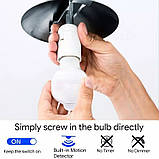 Світлодіодна лампа E27 20 W на 85-265 вольтів із датчиком руху, фото 7