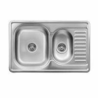 Кухонна мийка Platinum 7850D Satin 0,8 мм