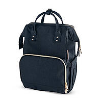 Універсальна сумка-рюкзак для мам із кріпленням для коляски Чорний