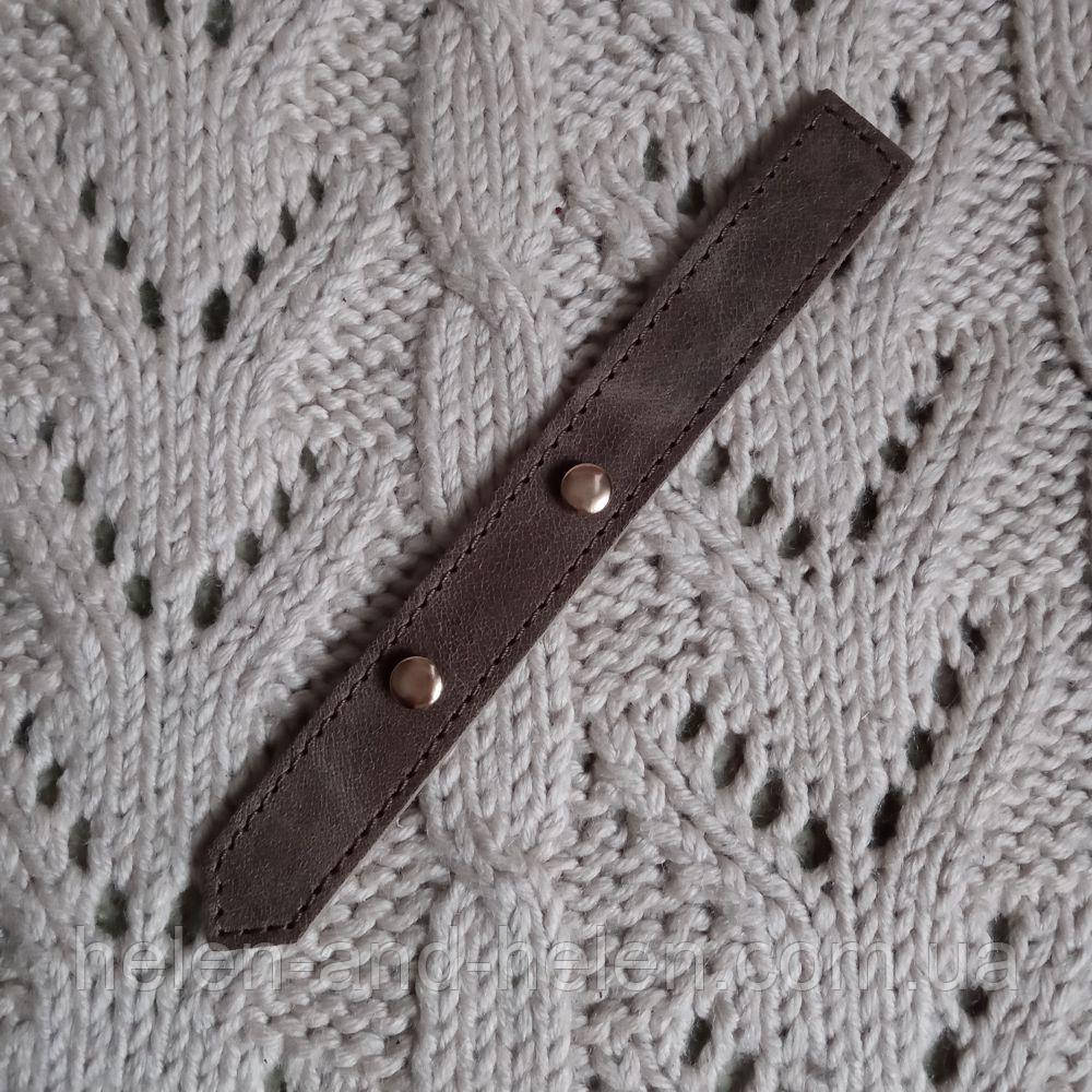 Декоративний хлястик для клапана 2*18. Колір "Сафарі"., фото 1