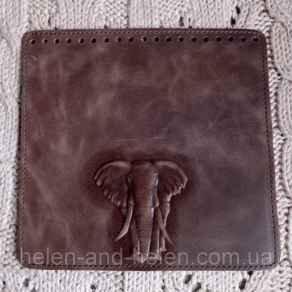 Клапан для сумки 20*19. "Слон". Колір сафарі., фото 1