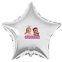 Наклейка "Роблокс дівчата" дівчата подружки на кульку 18" (поштучно, без кульки)