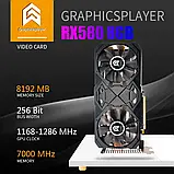Відеокарта Graphicsplayer AMD Radeon RX 580 8Gb 2048SP HDMI DVI DP, фото 8