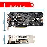 Відеокарта Graphicsplayer AMD Radeon RX 580 8Gb 2048SP HDMI DVI DP, фото 5