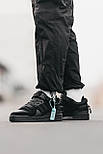 Чоловічі кросівки Adidas Forum x Bad Bunny повсякденні осінь весна чорні. Фото наживо, фото 8