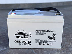 Акумулятор гелевий тяговий dbsolar GEL 12V 100Ah