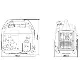 Генератор інверторний бензиновий GENERGY LIMITED 2000i 2 кВт, фото 2
