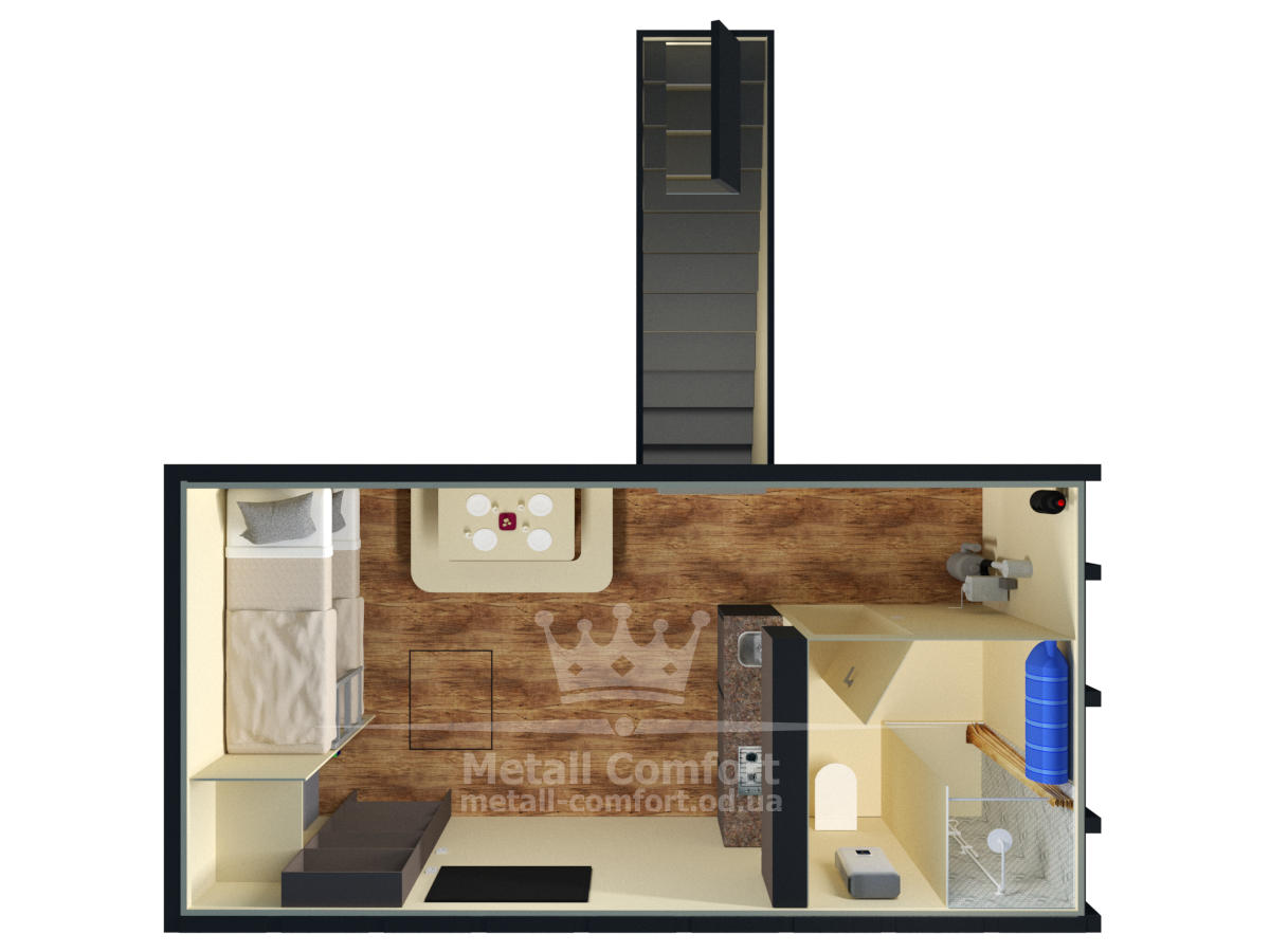 10' x 20' Standard Bomb Shelter "Upgraded Model"