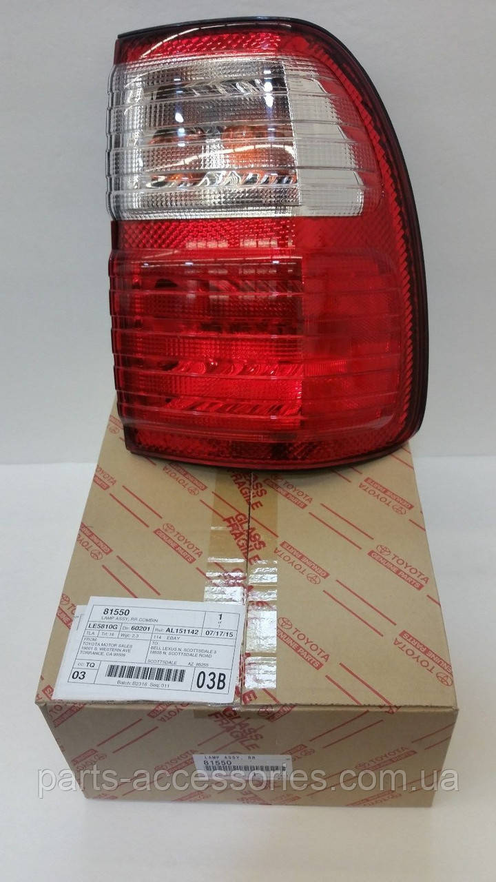 Lexus LX LX470 1998-2005 Задній правий ліхтар Новий Оригінал