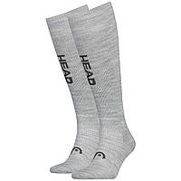 Шкарпетки Head Ski Graphic Kneehigh Grey 2P розмір 35-38