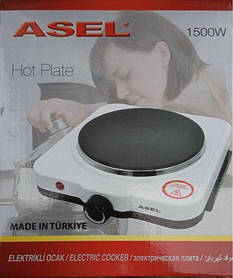 Електрична плита Asel 1500 W 1 конфорка