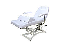 Кушетка косметологическая 2H5_CH, кресло для косметологии на гидравлике WHITE кушетка медицинская высокая