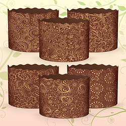 ФОРМИ ДЛЯ КУЛІЧЕЙ (ПАСХІ) 110Х85 ММ, ВЕС 350-400 Г (ОПТ — 300 шт.)