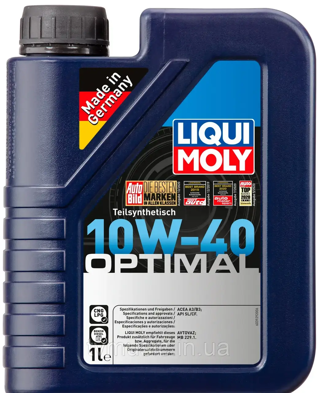 Олива моторна Liqui Moly Optimal 10W-40 1л
