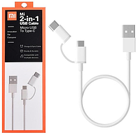 Кабель Xiaomi Micro USB Type-C 1m (SJX02ZM)