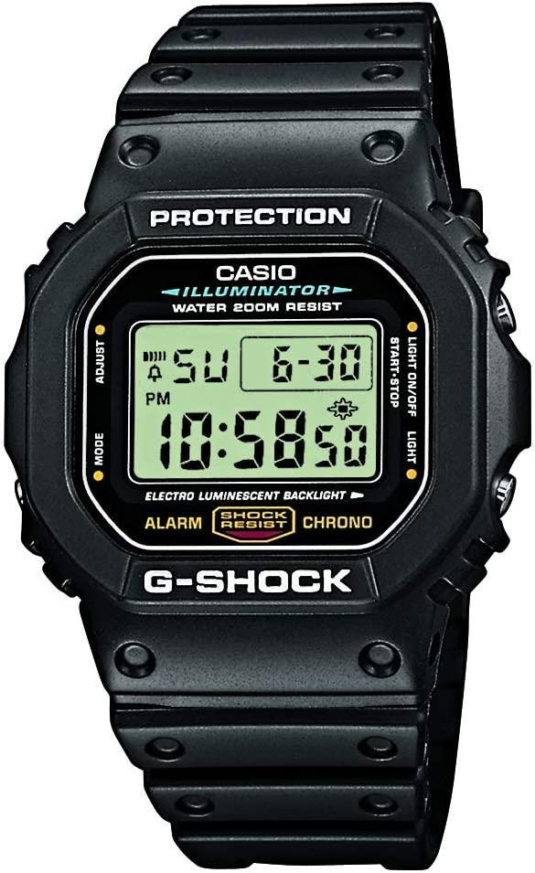 Wielokolorowy Bateria Цифровий чоловічий наручний годинник Casio G-Shock