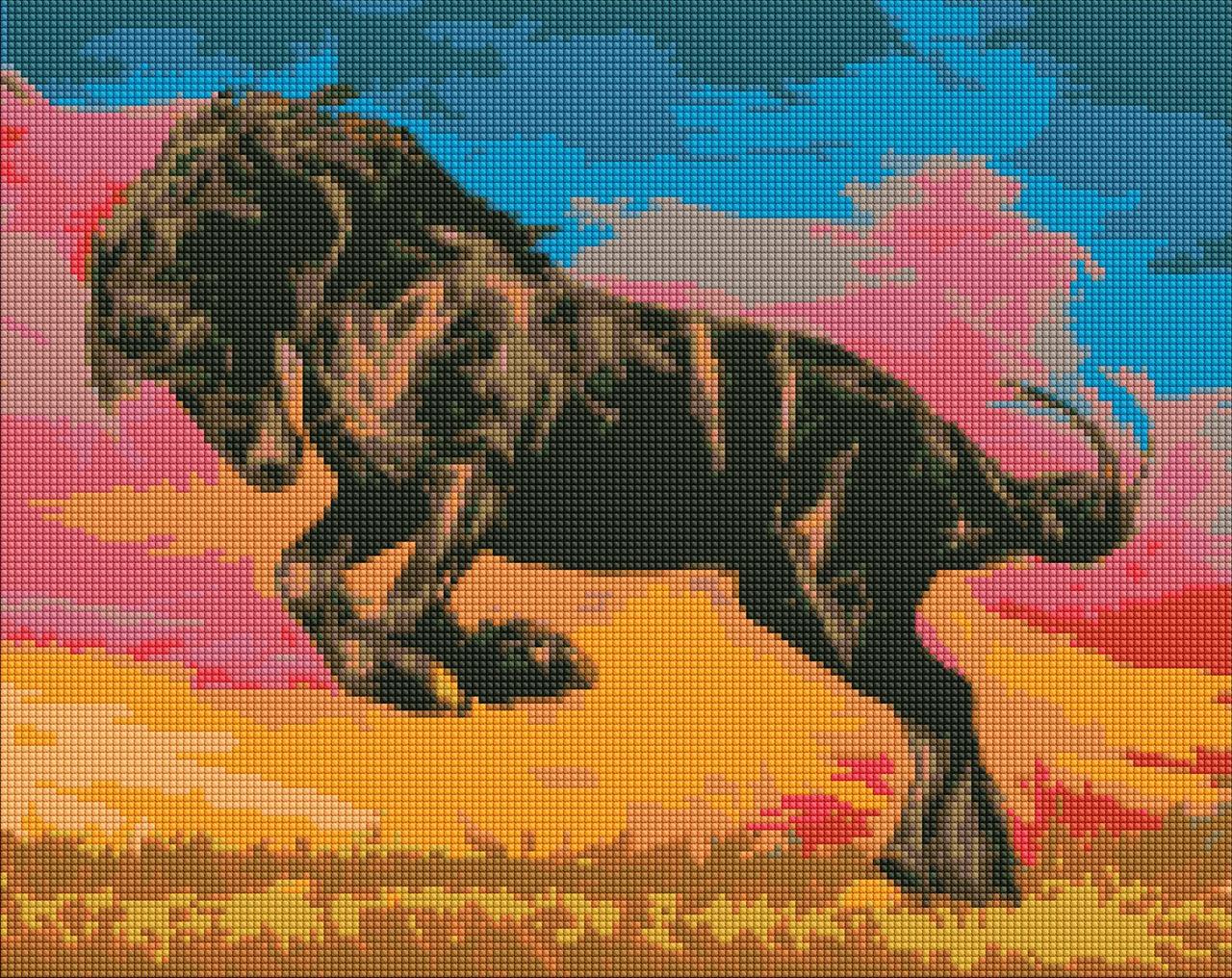 Алмазна мозаїка/вишивка Величний мустанг. Кінь 40*50 см Ідейка AMO 7354, фото 1