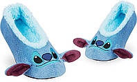 Niebieski Stitch 38-41 EU Веселі шкарпетки Disney для жінок з м’якою підошвою, протиковзкі жіночі шкарпетки з флісу шерпа
