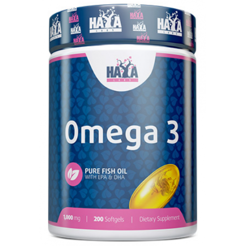 Жирні кіслоти Haya Labs Omega 3 1000mg - 200 софт гель